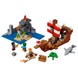 Конструктор LEGO MINECRAFT Приключения на пиратском корабле 386 деталей (21152)