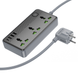 Сетевой удлинитель BOROFONE BAC2A Leya 3 position socket(1C3A)(EU) Black (6941991111440)