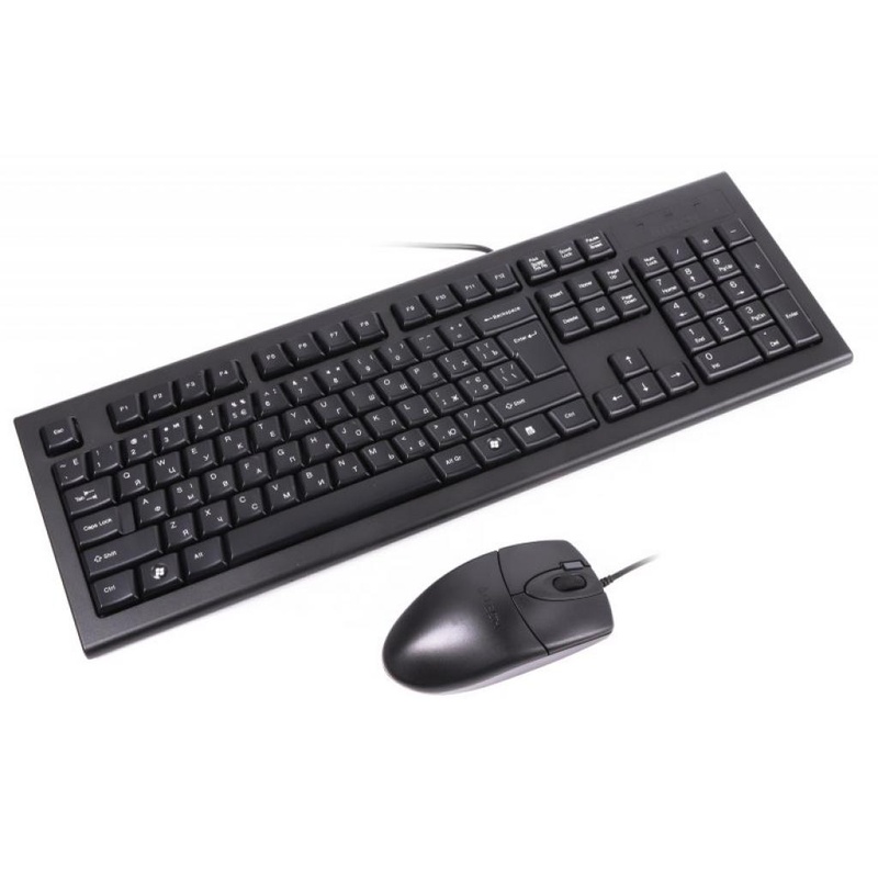 Комплект клавиатура и мышка A4Tech KRS-8520D USB Black