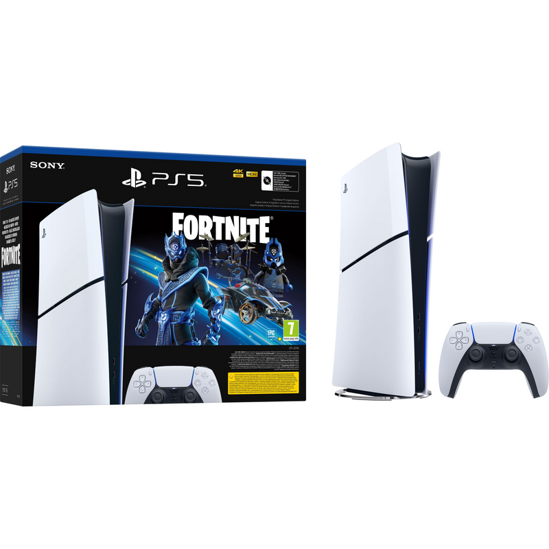 Игровая приставка PlayStation 5 Slim Digital Edition Fortnite&reg; Cobalt Star Bundle