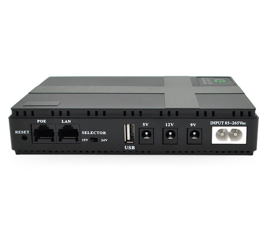Источник бесперебойного питания для роутера TTN DC-1018 Black (18 Вт, 10400 мА-год)