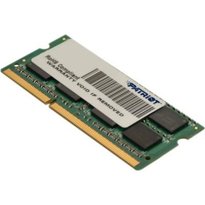 Модуль пам'яті для ноутбука SoDIMM DDR3 4GB 1600 MHz Patriot (PSD34G16002S)