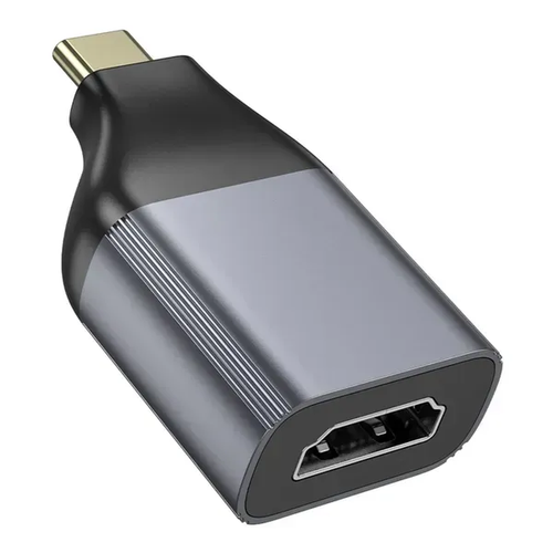 Переходник HOCO UA33 Type-C to HDTV adapter Metal Gray (6942007645584)