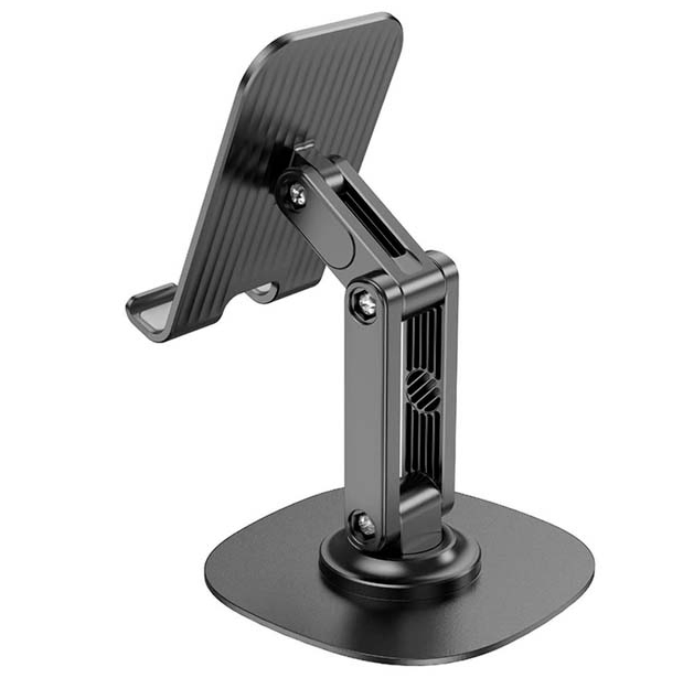 Держатель для мобильного HOCO HD6 Winner dual-axis rotating desktop stand Black