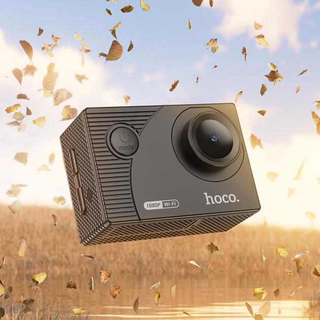 Экшн камера HOCO DV100 sports camera Black (6942007616799)