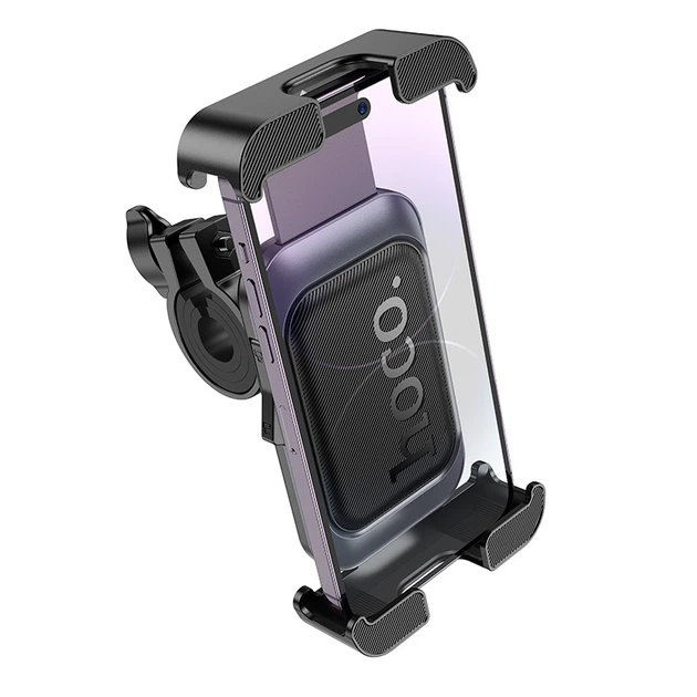 Вело/Мото держатель для телефона HOCO H82 Vista bicycle Universal holder Black Metal Gray