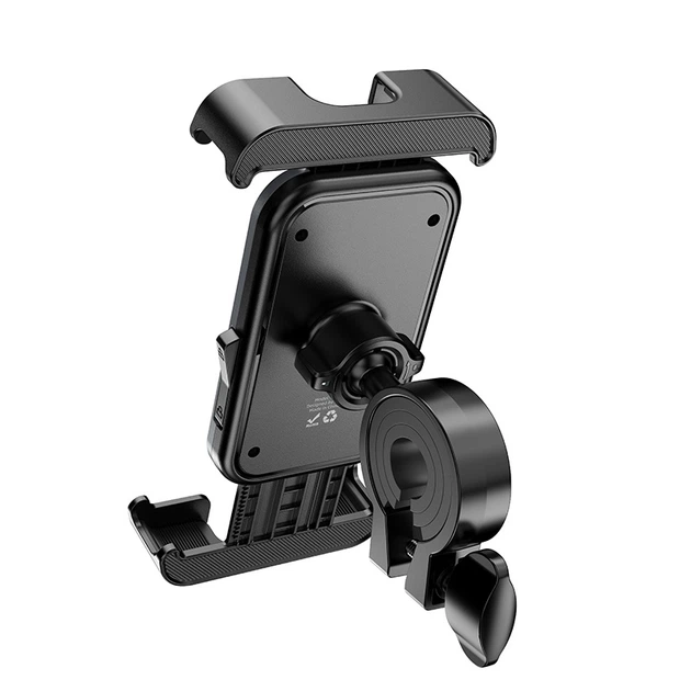 Вело/Мото держатель для телефона HOCO H82 Vista bicycle Universal holder Black Metal Gray