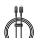 Кабель Baseus Unbreakable Series Fast Charging Data Cable USB to iP 2.4A 1m Cluster Black (P10355802111-00)