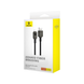 Кабель Baseus Unbreakable Series Fast Charging Data Cable USB to iP 2.4A 1m Cluster Black (P10355802111-00)