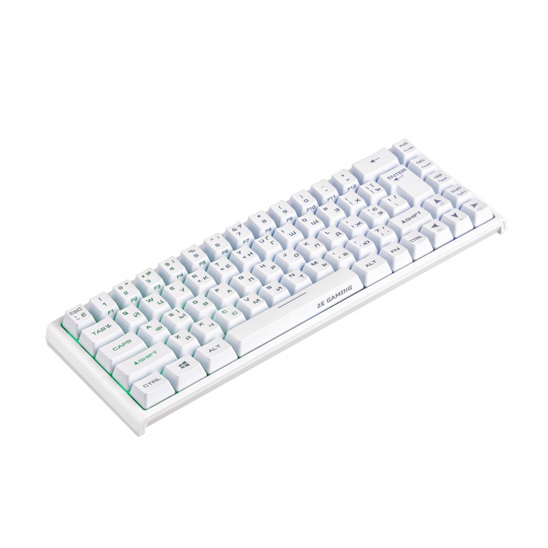 Ігрова клавіатура бездротова 2E GAMING KG360 RGB 68key Wireless White (2E-KG360UWT)