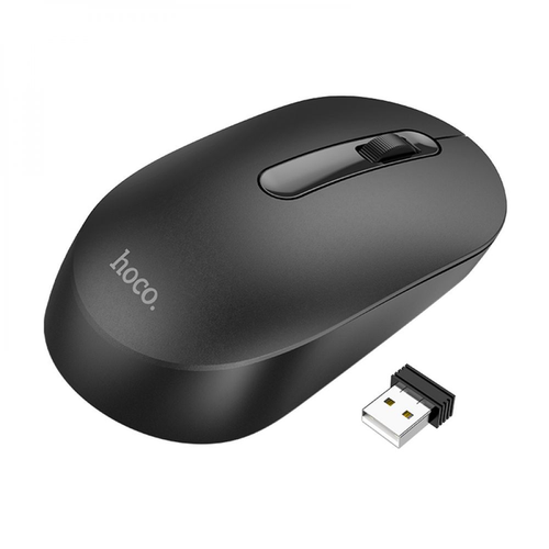 Мышка HOCO GM14 Platinum 2.4G business wireless mouse Black (6931474757869)