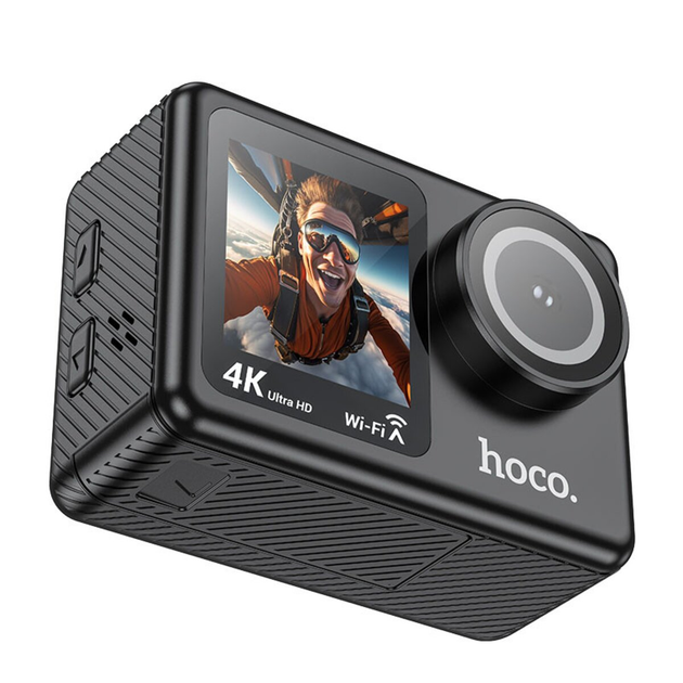 Екшн камера HOCO DV101 dual color screen sports camera Black (6942007616805)