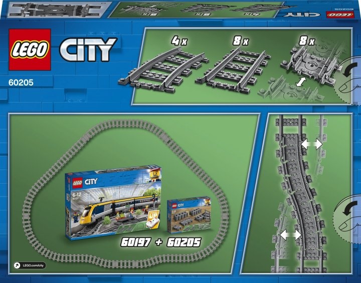 Конструктор LEGO City Траси 20 деталей (60205)