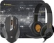 Игровой комплект (мышь + гарнитура + коврик) Defender Warhead MPH-1500 Black (52705)