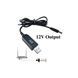 Кабель питания USB to DC 5.5x2.1mm 12V 1.0m Dynamode (DM-USB-DC-5.5x2.1-12V)