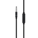 Наушники HOCO M16 Ling sound metal universal earphone with mic Black (6957531051701)