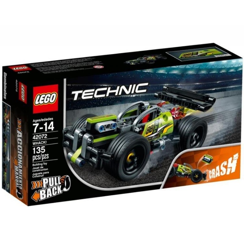 Конструктор LEGO Бум!Зеленый гоночный автомобиль (42072)