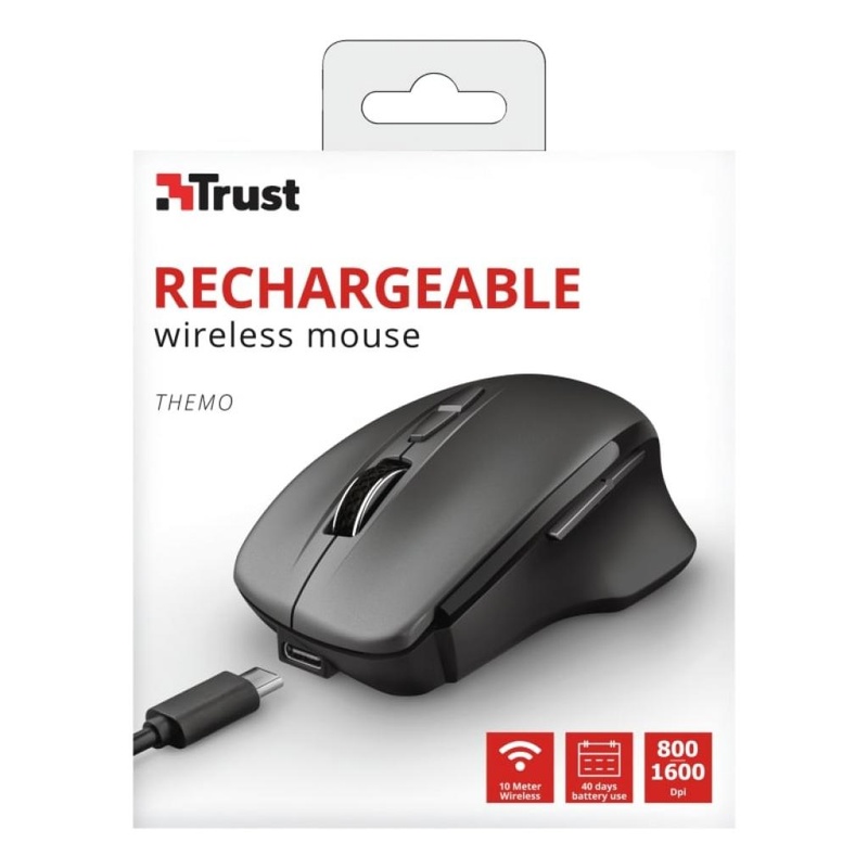 Мышка Trust Themo Wireless Black (23340)