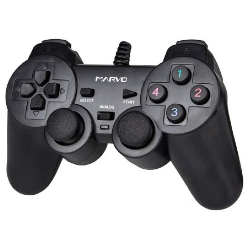 Геймпад Marvo GT-006 PC USB Black (GT-006), Чорний