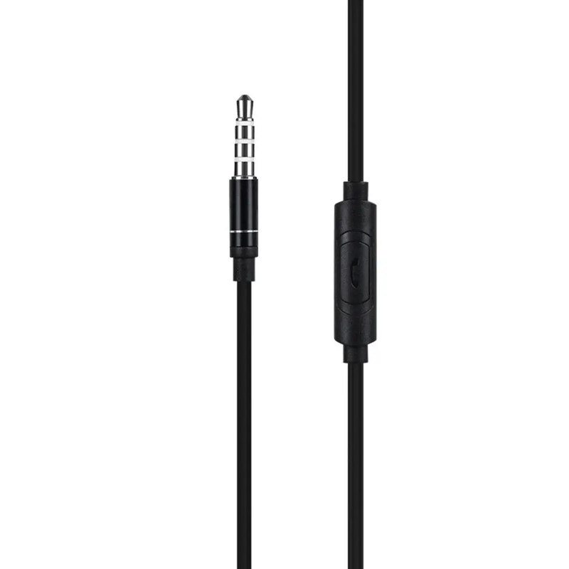 Навушники HOCO M16 Ling sound metal universal earphone with mic Black (6957531051701)