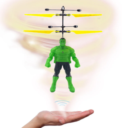 Індукційна іграшка Hulk літає від руки 
