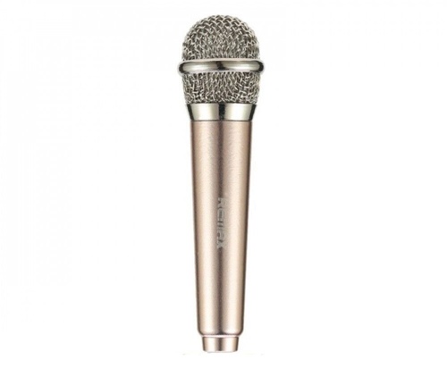Мікрофон провідний Remax Sing Song RMK-K01, Gold, Box