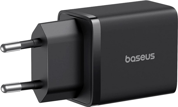 Сетевое зарядное устройство Baseus Cube Fast Charger C+U 30W EU Cluster Black (P10111404113-00)