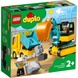 Конструктор LEGO LEGO Duplo Town Грузовик и гусеничный экскаватор 20 деталей (10931)