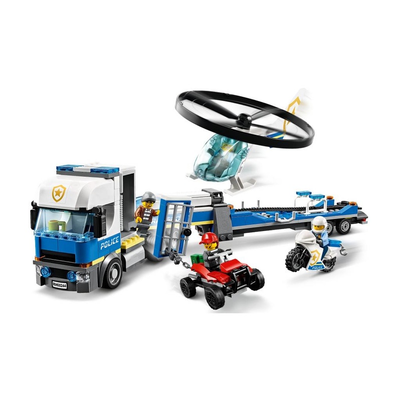 Конструктор LEGO Перевезення поліцейського гелікоптера (60244)