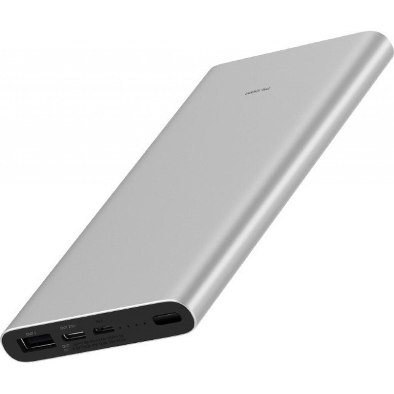 Батарея універсальна Xiaomi Mi Power bank 3 10000mAh QC3.0(Type-C), QC2.0(USB) Silver (PLM12ZM)