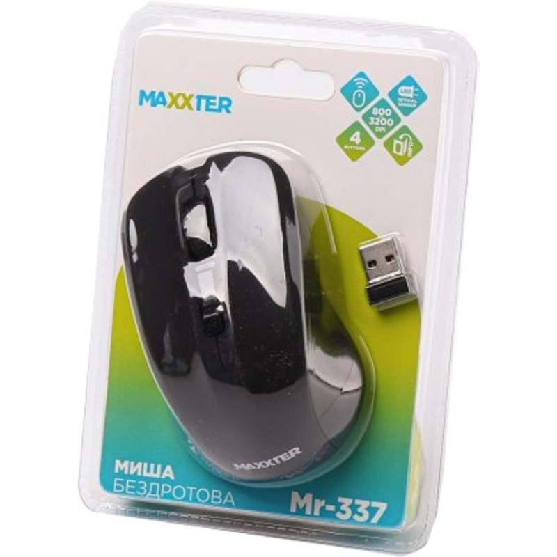 Мишка Maxxter Mr-337 Black
