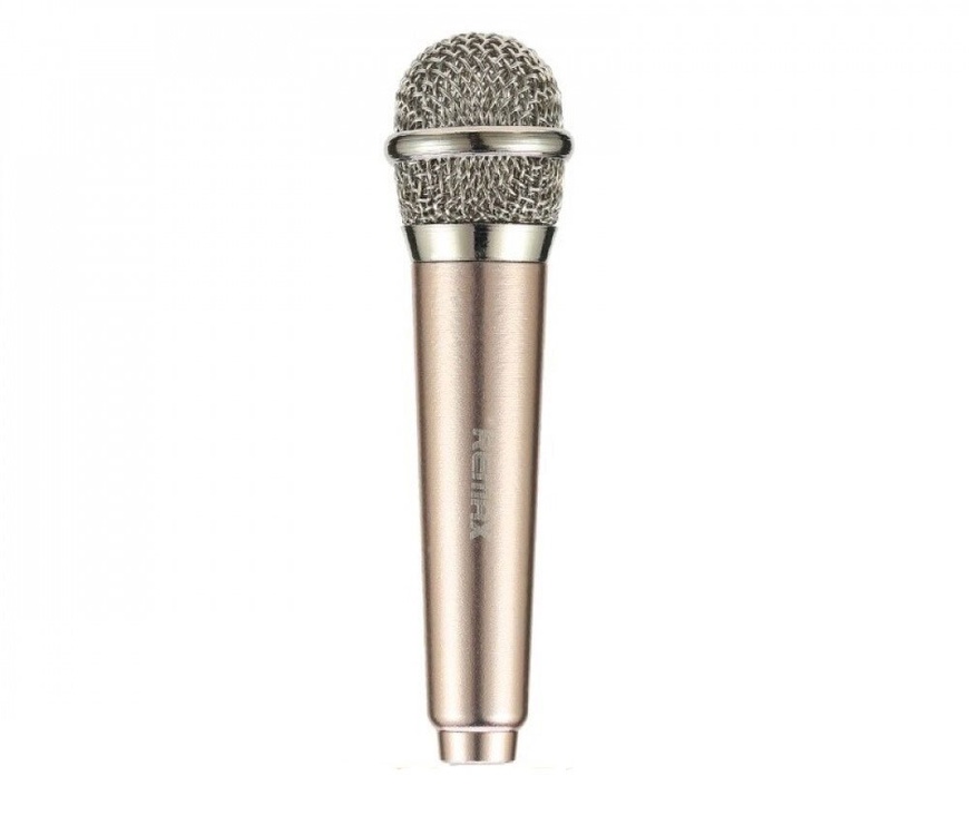 Микрофон проводной Remax Sing Song RMK-K01, Gold, Box