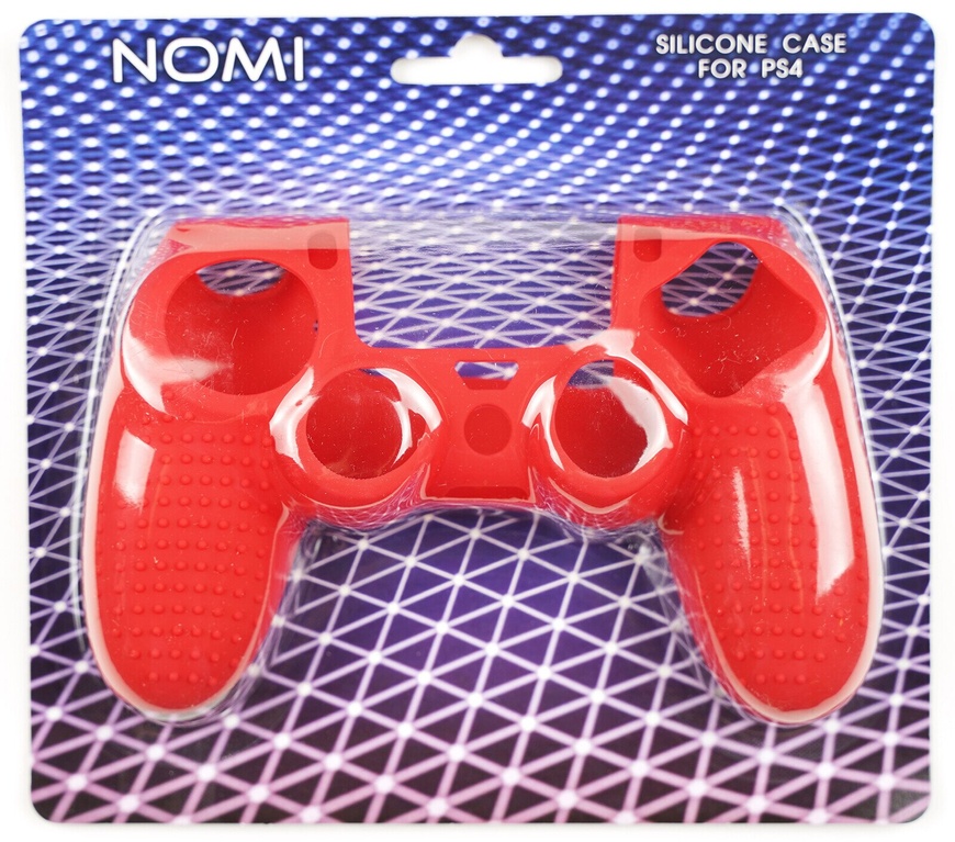 Силиконовый чехол NOMI Anti-slip для геймпада PS4 Red