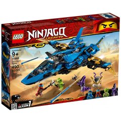Конструктор LEGO NINJAGO Штормовий винищувач Джея 490 дет (70668)