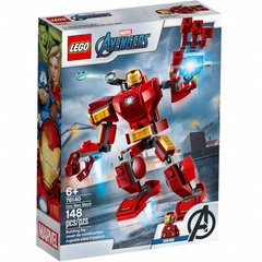 Конструктор LEGO Super Heroes Marvel Робокостюм Залізної Людини 148 деталей (76140)