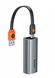 Внешний сетевой адаптер Baseus Steel Cannon Series USB-A/Type-C to Ethernet Grey (CAHUB-AF0G)