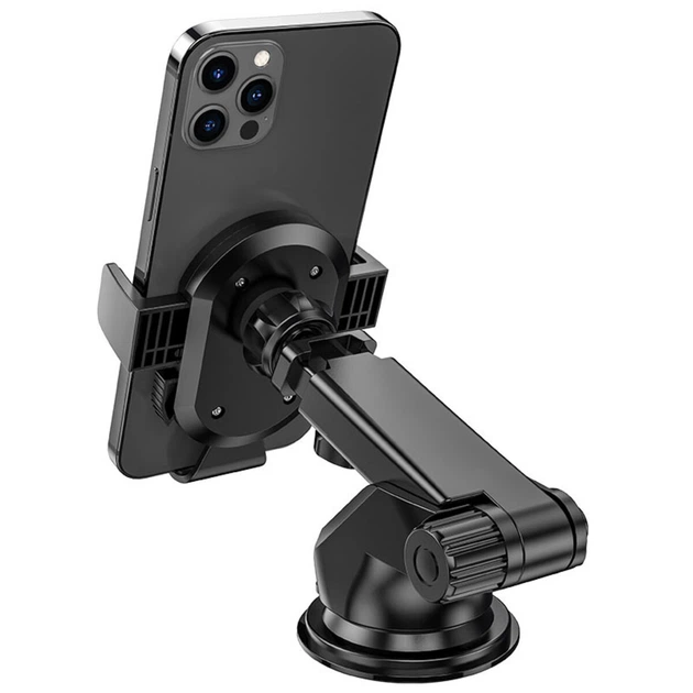 Держатель для мобильного BOROFONE BH39 Amazing bay one touch center console car holder Black