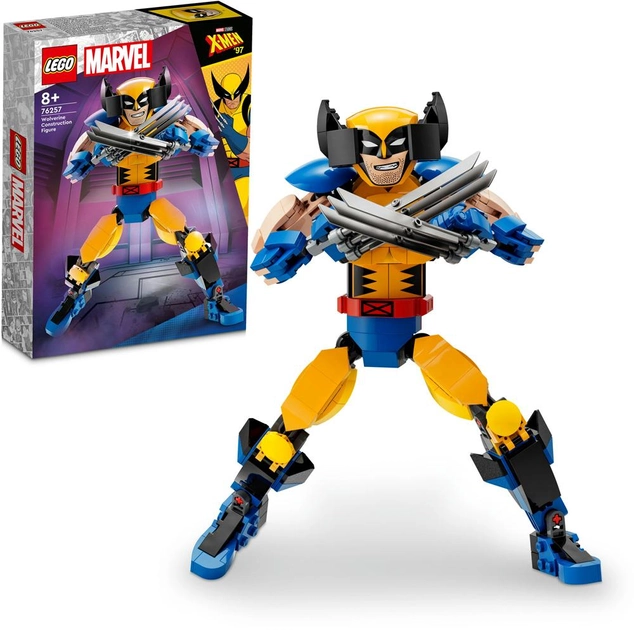 Конструктор LEGO Marvel Фігурка Росомахи для складання 327 деталей (76257)