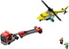 Конструктор LEGO City Перевезення рятувального гелікоптера 215 деталей (60343)