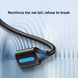 Кабель Vention USB 2.0 A Male to A Female Extension Cable 1.5M black PVC Type (CBIBG)