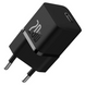 Мережевий зарядний пристрій Baseus GaN5 Fast Charger (mini) 1C 20W Black (CCGN050101)