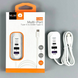 USB-хаб WUW-C246 3-in-1 USB-C to 2 USB-A, USB-C White