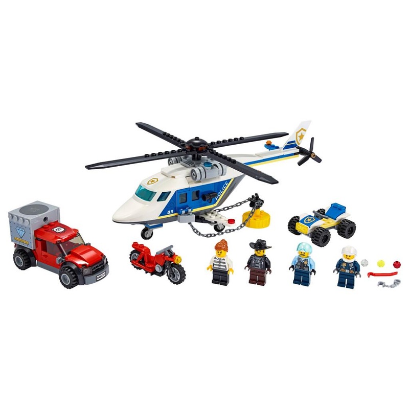 Конструктор LEGO Погоня на поліцейському гелікоптері (60243)