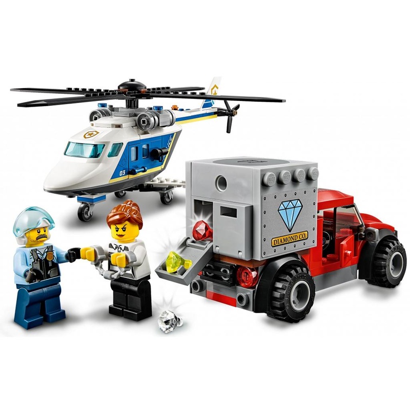 Конструктор LEGO Погоня на поліцейському гелікоптері (60243)