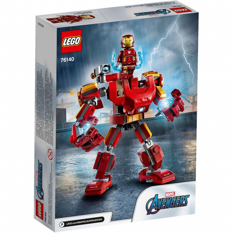 Конструктор LEGO Super Heroes Marvel Робокостюм Залізної Людини 148 деталей (76140)
