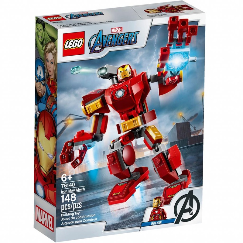 Конструктор LEGO Super Heroes Marvel Comics Железный Человек: трасформер 148 деталей (76140)