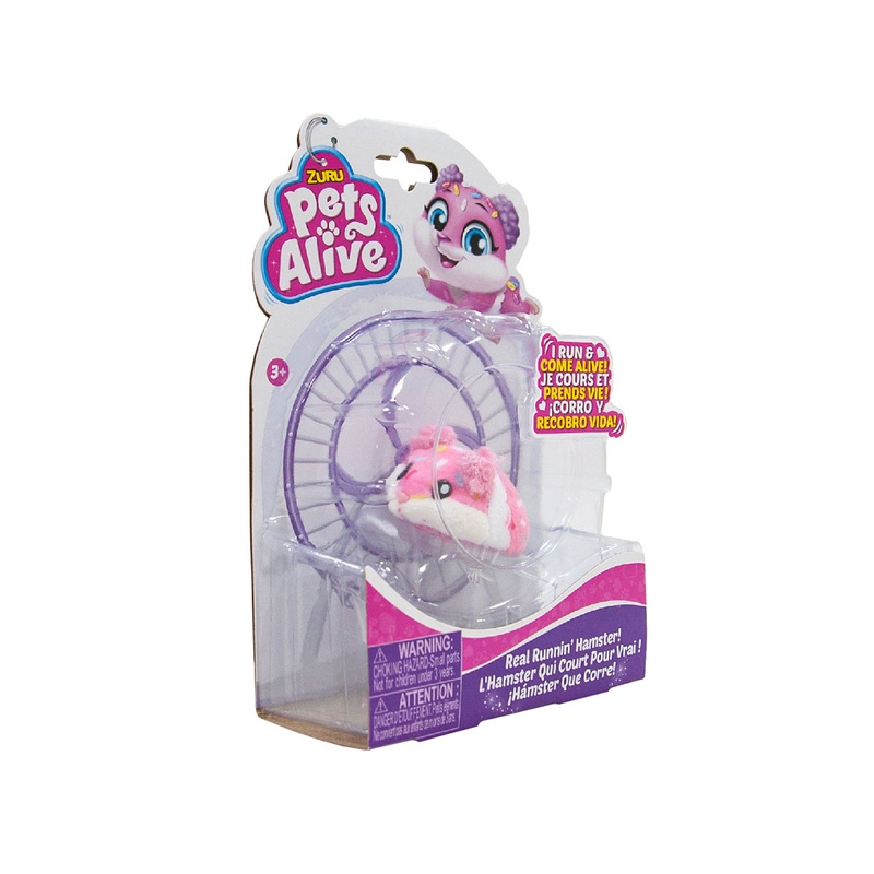 Интерактивная мягкая игрушка Pets & Robo Alive Хомячок (9504)