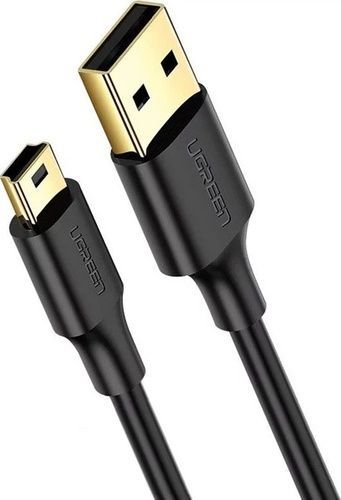 Кабель UGREEN USB 2.0 A Male to Mini 5 Pin Male Cable 3m (Black)