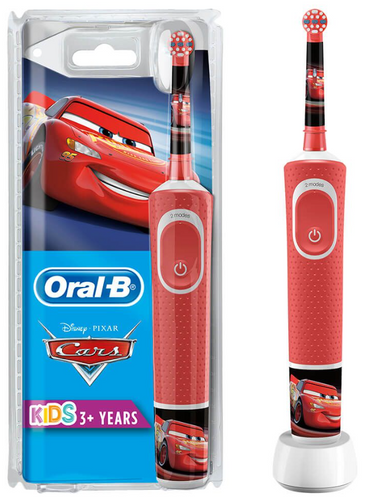 Дитяча електрична зубна щітка Oral-B Braun D100.413.2K Cars