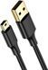 Кабель UGREEN USB 2.0 A Male to Mini 5 Pin Male Cable 3m (Black)